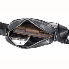 Small Italian Leather Crossbody Bag 