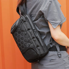 Oxford Fabric Large Sling Backpack - Material Close-up