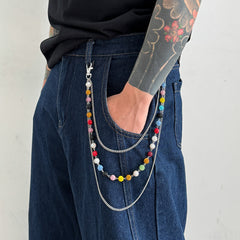 Beaded Wallet Chain Ball Wallet Chain - iChainWallets