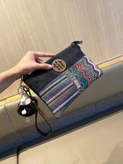 Boho Clutch Bag Canvas Small Shoulder Bag Clutch Embroidery Canvas Small Boho Crossbody Bag - Feltify