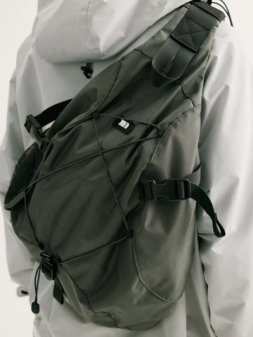 White edc sling bag Large Sports Sling Bag For Big Men Nylon Travel Large Sling Bag For Big Men 