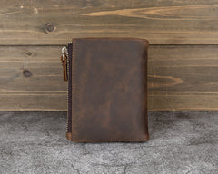 Mens Wallet with Coin Purse Billfold Leather Billfold with Coin Pocket - iwalletsmen