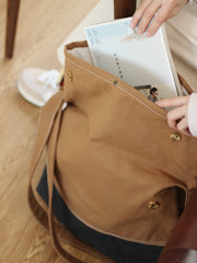 Canvas Large Stachel Side Bag 