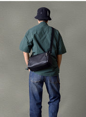 Small Black Messenger Bag 
