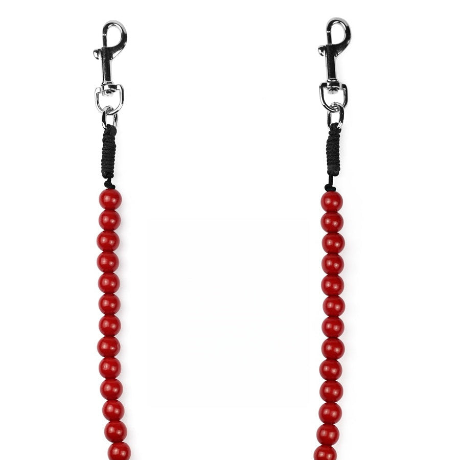 Wooden Beaded Wallet Chain Ball Wallet Chain - Back View