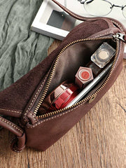 Cute Brown Leather Small Crossbody bag for Women Leather Small Shoulder Bag for Women