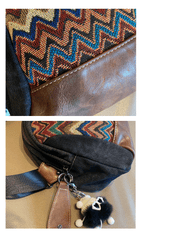 Boho Canvas Small Shell Shoulder Bag Embroidery Canvas Small Boho Crossbody Bag - Feltify