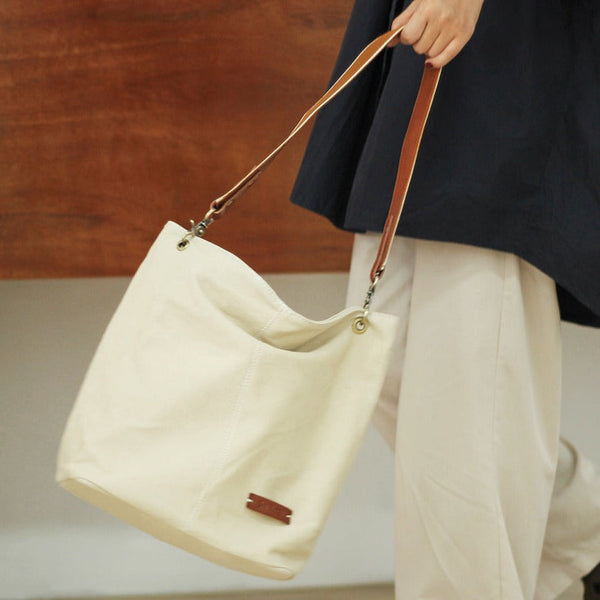 canvas shoulder tote bag​ Womens White Canvas Tote Bags Canvas Shoulder Bag Canvas Crossbody Tote Bags for Men