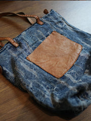 Denim Shoulder Blue Jean Bags Bag Large Denim Tote Crossbody Bag Jean Tote Bag - Feltify