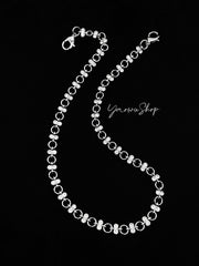 White Wallet Chain for Women 