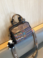 Canvas Small Boho Handbag Small Boho Crossbody Bag Embroidery Boho Shoulder Bag - Feltify