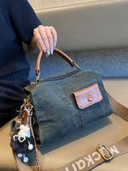 Canvas Convertible Crossbody Bag Handbag With outside Pocket Green Canvas Convertible Backpack Shoulder Bag - Feltify