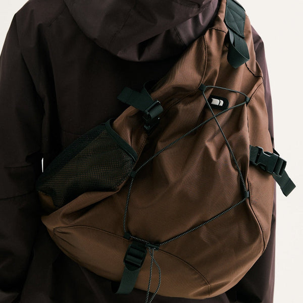 Coffee Travel Large Sling Bag For Big - Back View