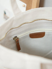 medium crossbody tote bag Womens Canvas Tote Bag White&Khaki Canvas Handbag Womens Canvas Tote Bags for Men