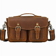 leather camera bag mens​