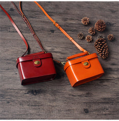 box purse crossbody​ Handmade Box Purses Handbags Leather Box Bag Box Crossbody Bag Womens Box Handbags
