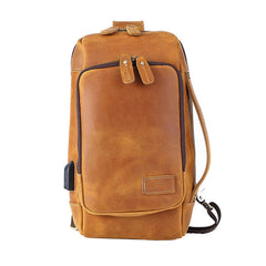 Full Grain Leather Sling Bag