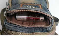 Denim Belt Bag Denim Waist Bag Blue Jean Shoulder Bag Jean Crossbody Bag - Feltify