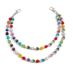 Colorful Diamond Ball Wallet Chain - iChainWallets