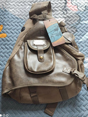 sling bag for big man strap detail