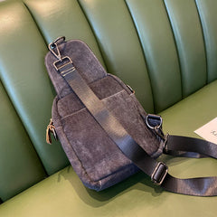 Boho Canvas Sling Bag Crossbody Bag Crossbody Backpack Canvas Boho Embroidery Shoulder Bag - Feltify