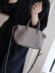 Classic Black Leather Small Work Handbag Women Large Work Shoulder Bag for Women