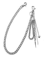 Biker Wallet Chain Beaded Wallet Chain Long Wallet Chain Ball Wallet Chain - iChainWallets
