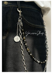 Beaded Wallet Chain 