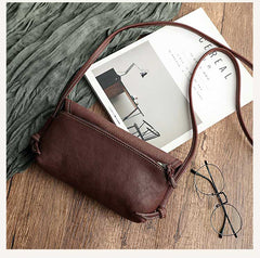 Cute Black Leather Small Crossbody bag for Women Leather Small Shoulder Bag for Women