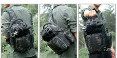 Oxford Fabric Sling Backpack - Size Comparison
