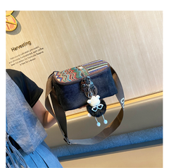 Embroidery Canvas Small Shoulder Bag Boho Waist Bag Boho Crossbody Bag - Feltify
