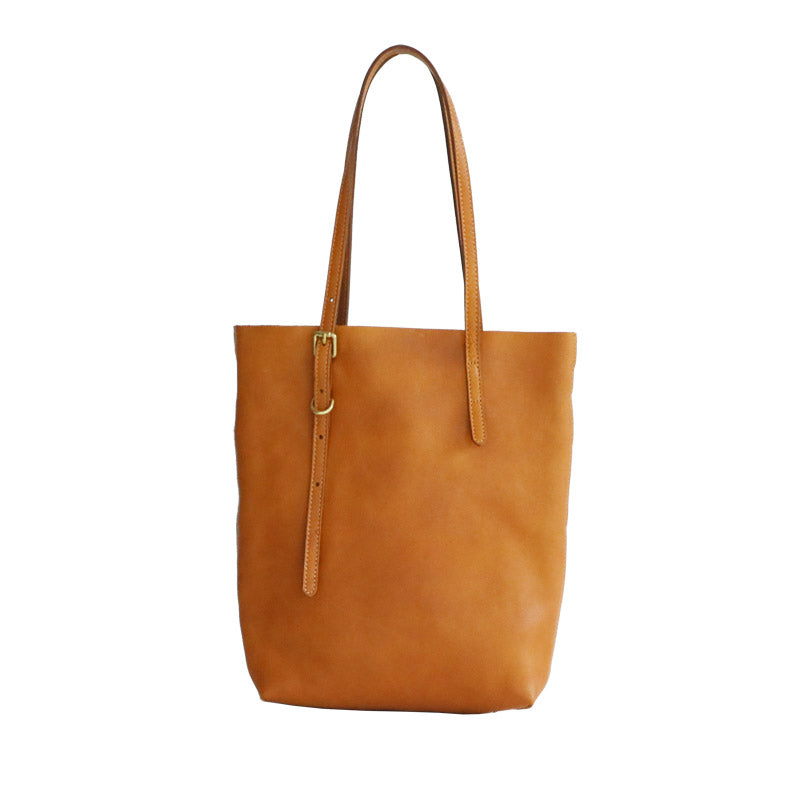 Camel Leather Small Tote | Meanwhile Back on the Farm