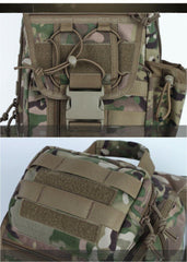 Military Sling Bag for Big Man - Studio View