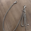 Biker Wallet Chain Beaded Wallet Chain Long - Back View