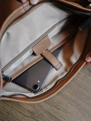 Classic Black Onthego Leather Handbag Women Crossbody Purse Onthego Shoulder Bag for Women