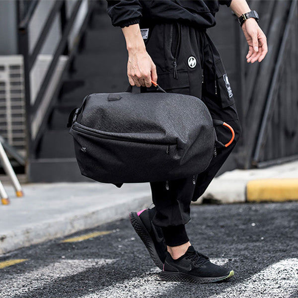 Cool Large Sling Bag For Men Waterproof - Back View