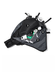 Black Travel Large Sling Bag For Big Men