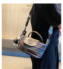 Canvas Small Boho Crossbody Bag Boho Canvas Small Handbag Embroidery Shoulder Bag - Feltify