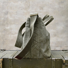 Army Green Tote Handbag Canvas Tote Bag Green Distressed Canvas Tote Shoulder Bag - Feltify
