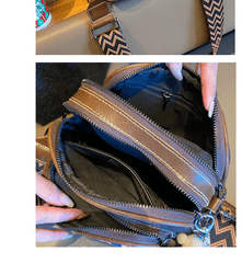 Boho Embroidery Canvas Small Crossbody Bag Bohemian Canvas Small Shoulder Bag - Feltify