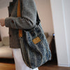 Blue Jean Bags Denim Shoulder Bag Denim Tote  Shoulder Bag Jean Tote Bag - Feltify