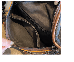 Boho Sling Bag Boho Crossbody Bag Embroidery Canvas Small Waist Bag Boho Shoulder Bag - Feltify