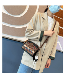 Bohemian Canvas Small Shoulder Bag Canvas Boho Embroidery Canvas Crossbody Bag - Feltify