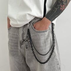 Black Wallet Chain Double Wallet Chain 