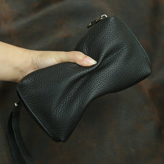 Black Wristlet Clutch Wallet for Men Mens Clutch Leather Wallet - iwalletsmen