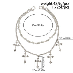 Cross Wallet Chain Double Wallet Chain With Cross 
