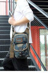 Denim Belt Bag Denim Waist Bag Blue Jean Shoulder Bag Jean Crossbody Bag - Feltify