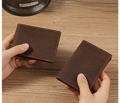 Slim Card Wallet Leather Men's Slim Credit Card Wallet - iwalletsmen