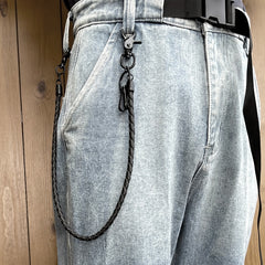 Fashion White Biker Chain Wallet Pants Chain jeans chain jean chain Wallet Chain For Men