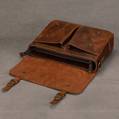 Classic Leather Briefcase for Men 